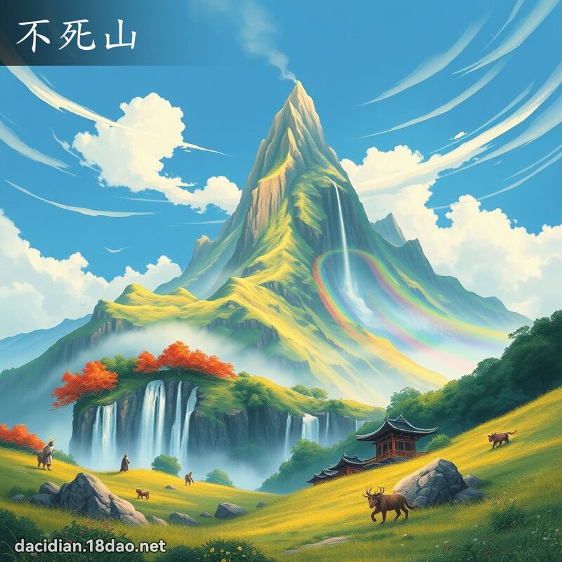 不死山 - 國語大辭典配圖