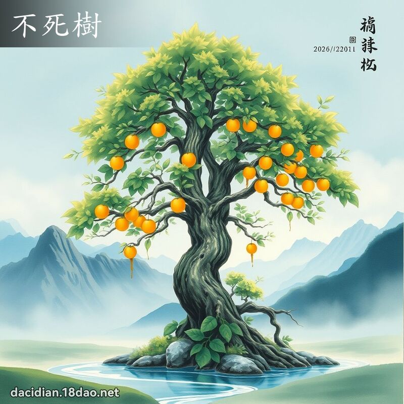 不死树 - 国语大辞典配图