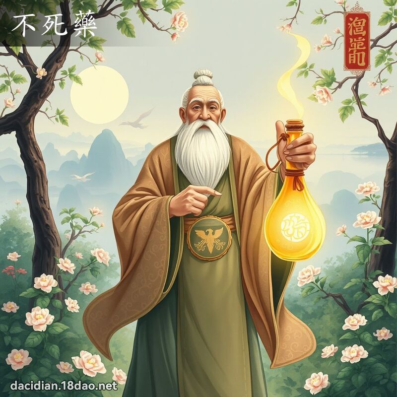 不死藥 - 國語大辭典配圖