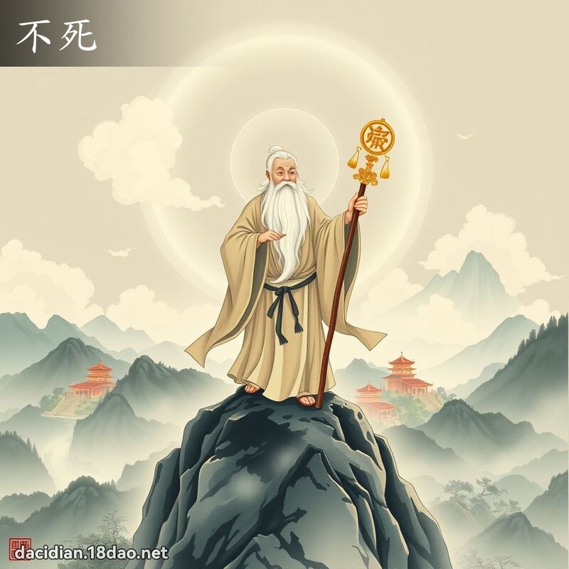不死 - 国语大辞典配图