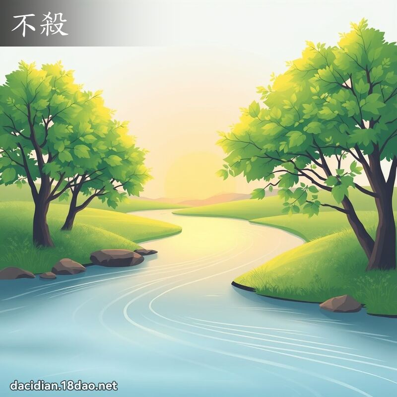 不杀 - 国语大辞典配图