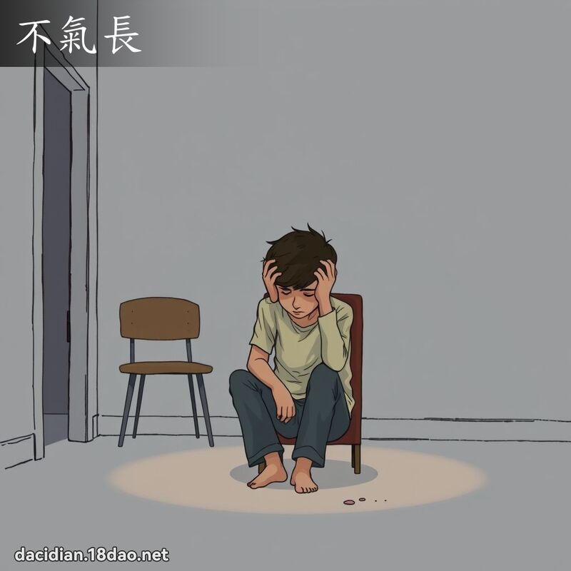 不氣長 - 國語大辭典配圖