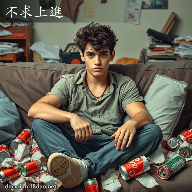 不求上进 - 国语大辞典配图