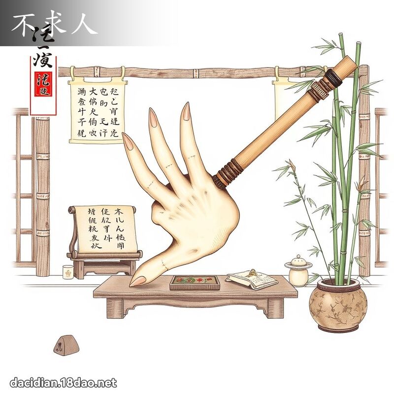 不求人 - 国语大辞典配图
