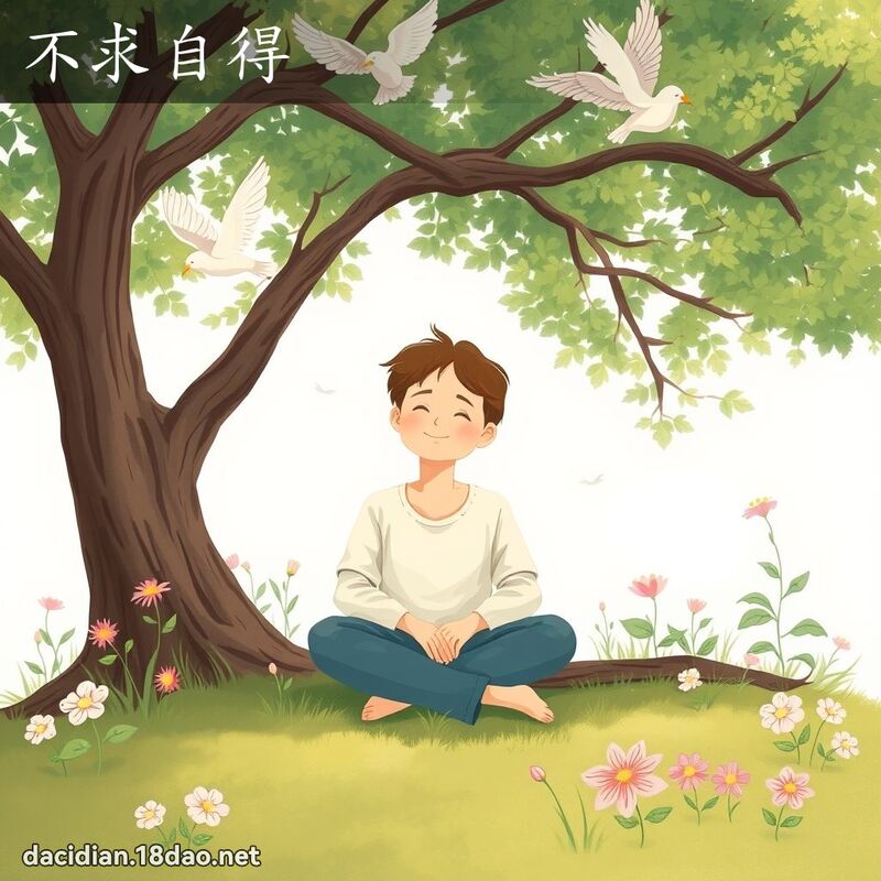 不求自得 - 國語大辭典配圖