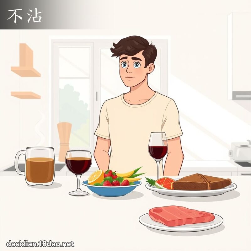 不沾 - 國語大辭典配圖