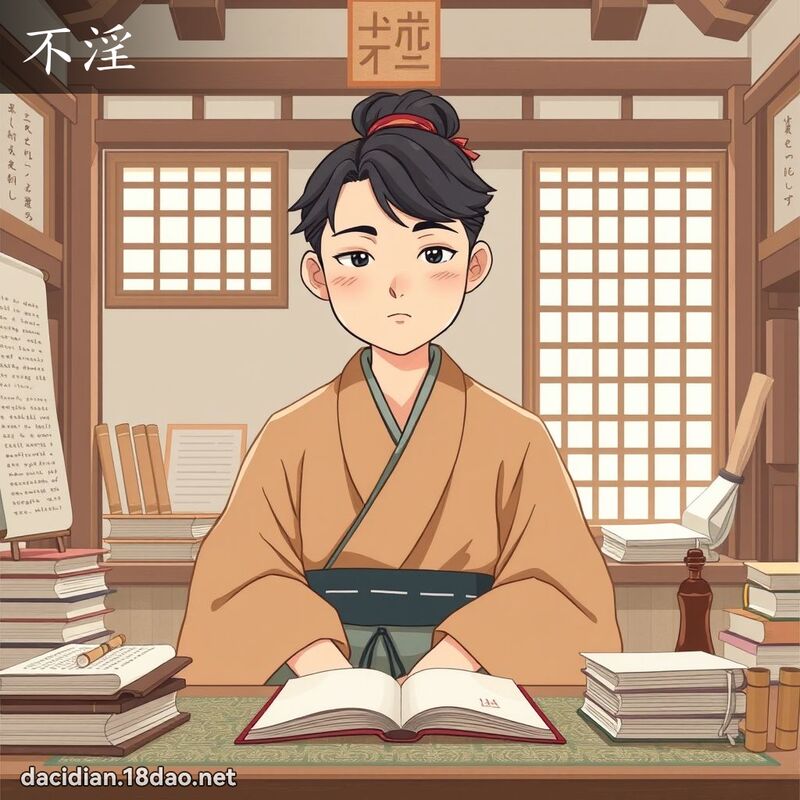 不淫 - 國語大辭典配圖