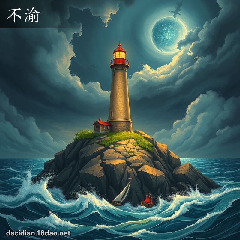 不渝 - 国语大辞典配图