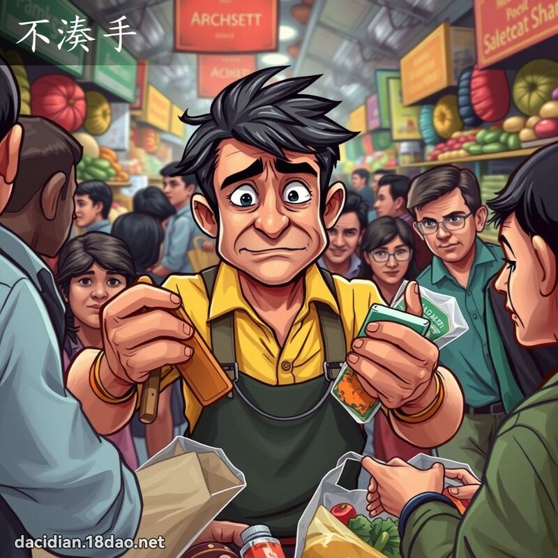 不湊手 - 國語大辭典配圖