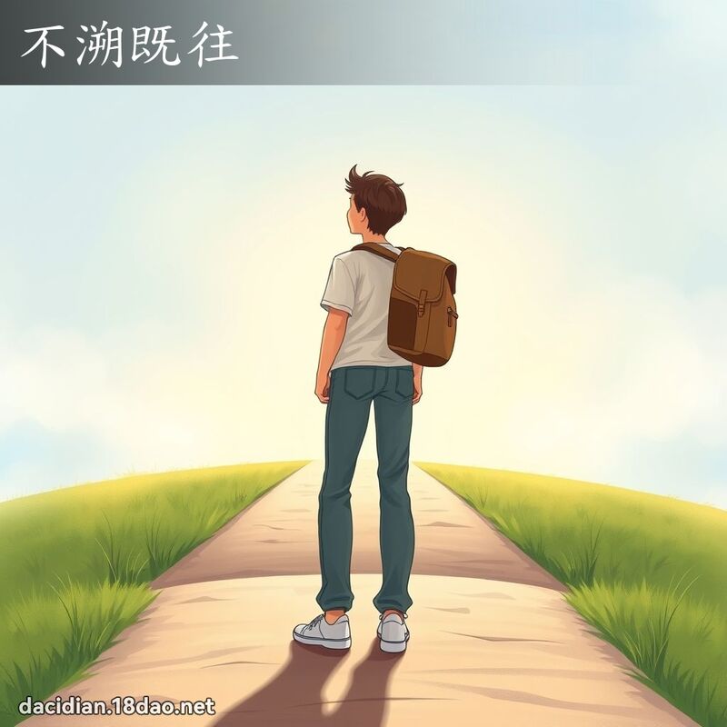 不溯既往 - 國語大辭典配圖