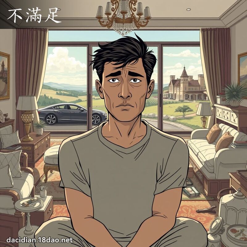 不滿足 - 國語大辭典配圖
