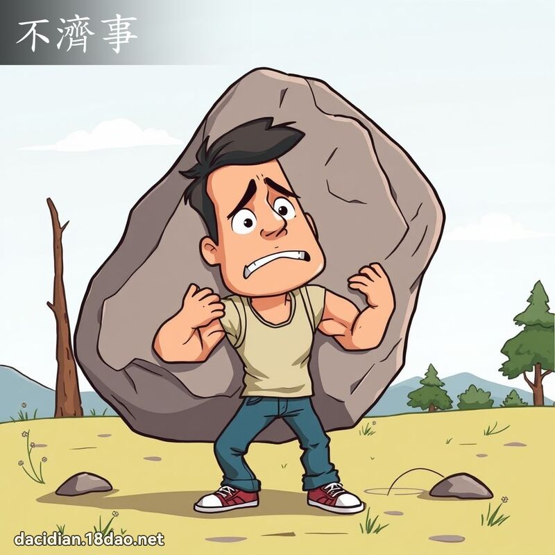 不济事 - 国语大辞典配图