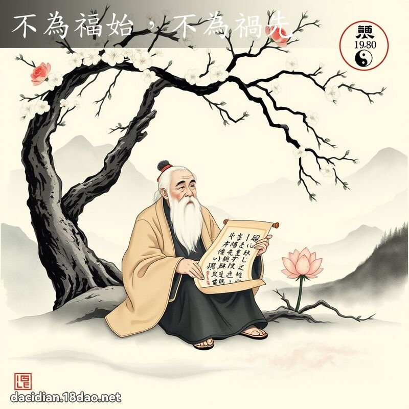 不为福始，不为祸先 - 国语大辞典配图