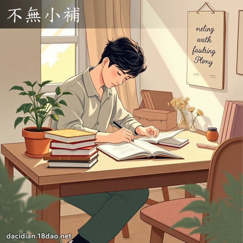 不无小补 - 国语大辞典配图
