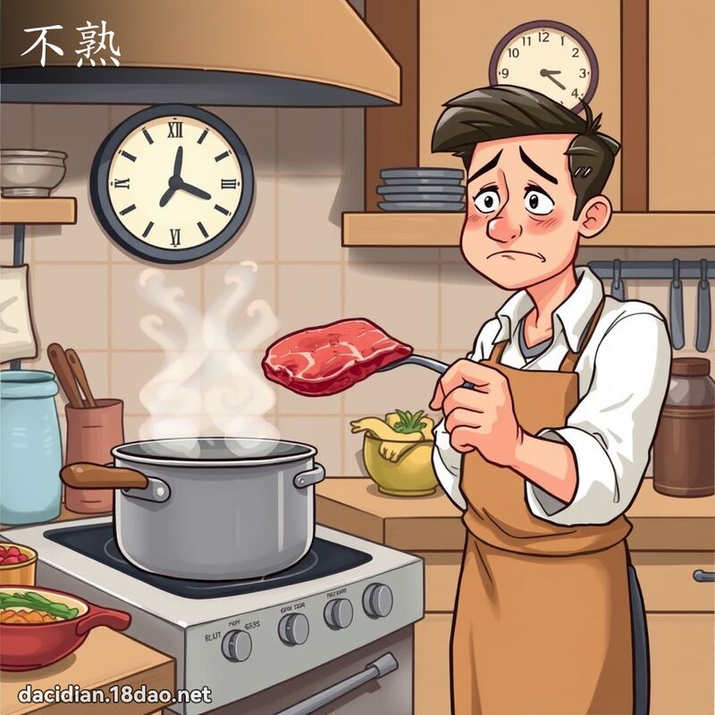 不熟 - 國語大辭典配圖