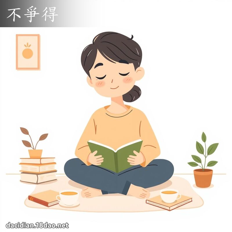 不爭得 - 國語大辭典配圖