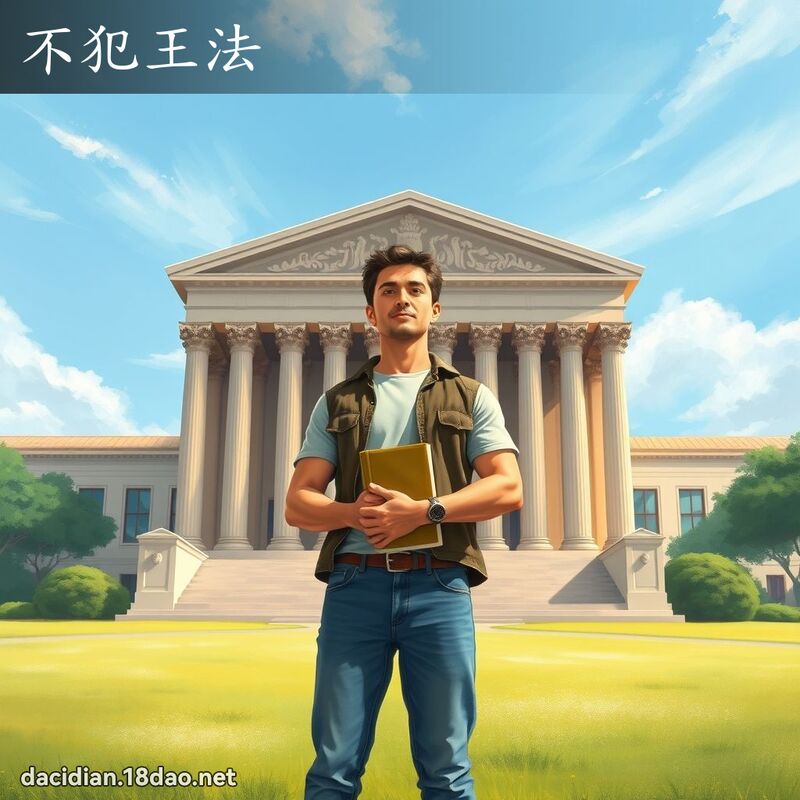 不犯王法 - 國語大辭典配圖