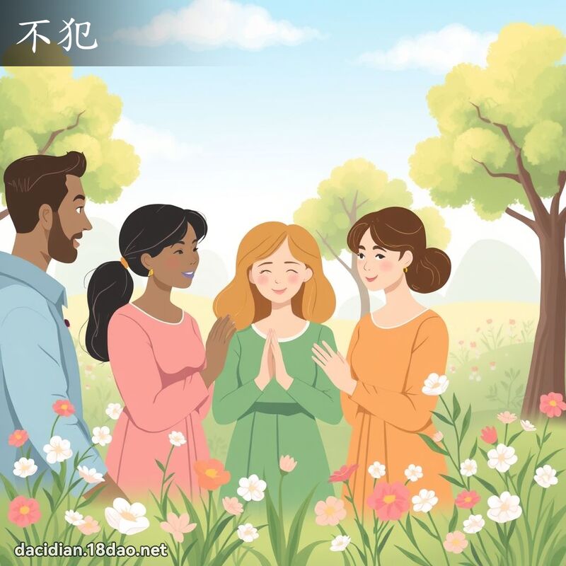 不犯 - 國語大辭典配圖