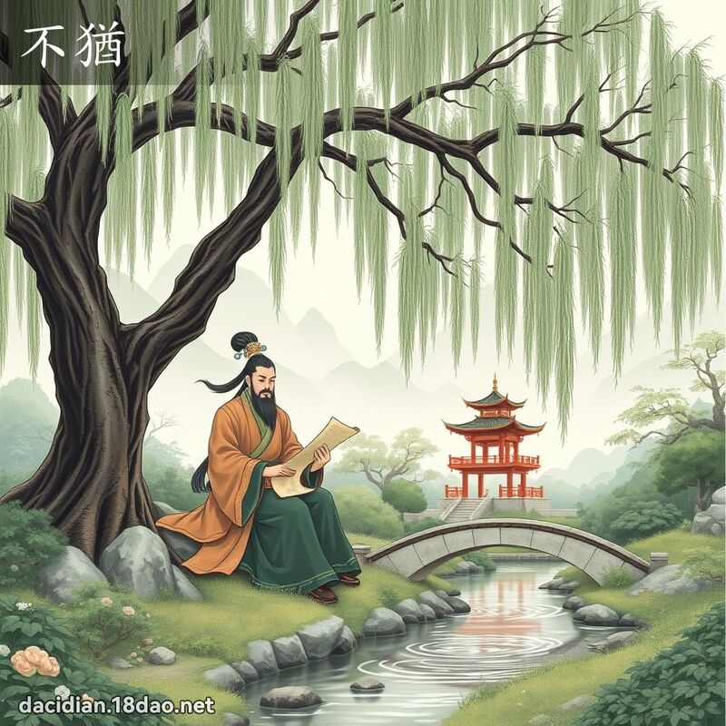 不猶 - 國語大辭典配圖