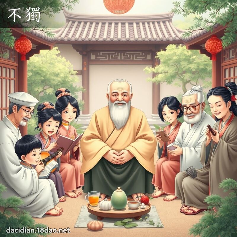 不獨 - 國語大辭典配圖
