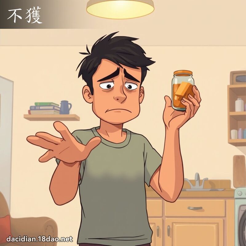 不获 - 国语大辞典配图