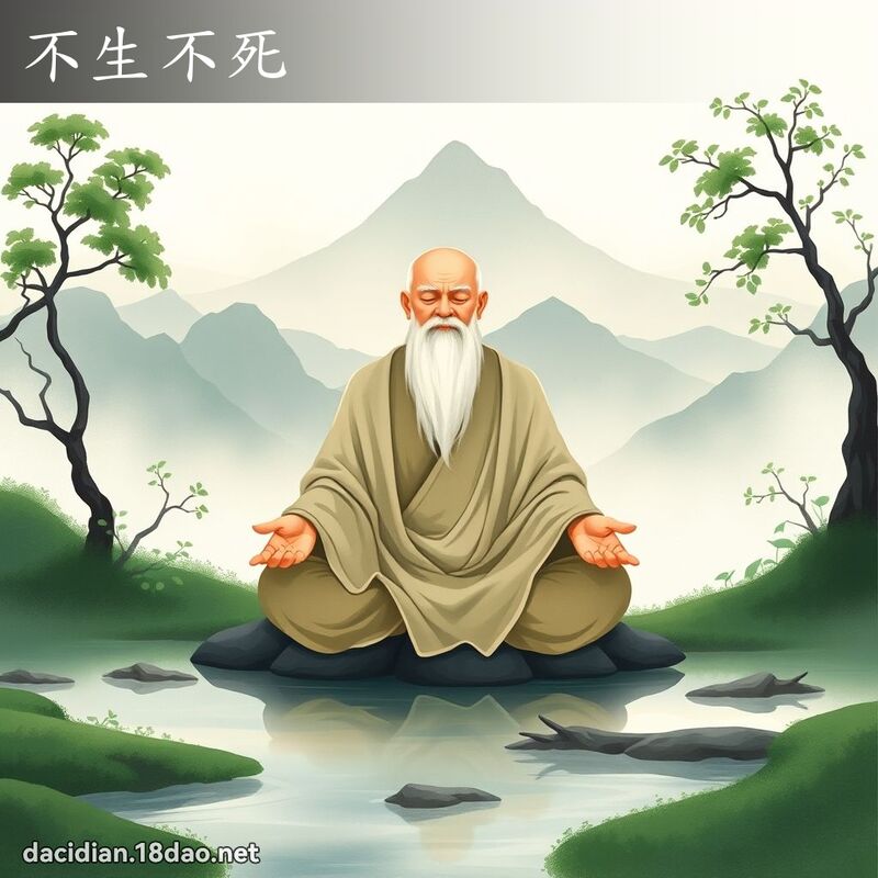 不生不死 - 國語大辭典配圖