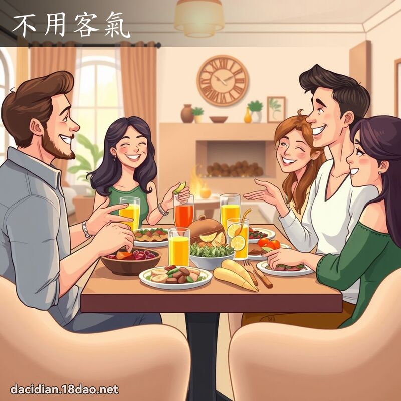 不用客气 - 国语大辞典配图