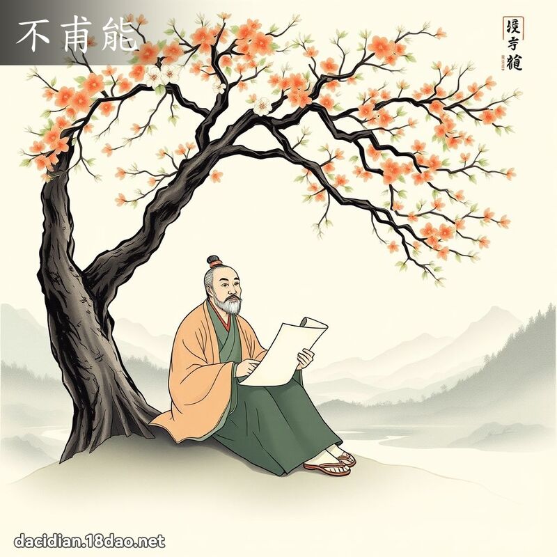 不甫能 - 國語大辭典配圖