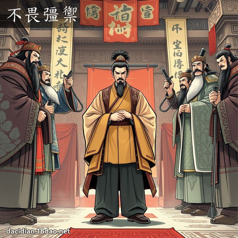 不畏彊御 - 国语大辞典配图
