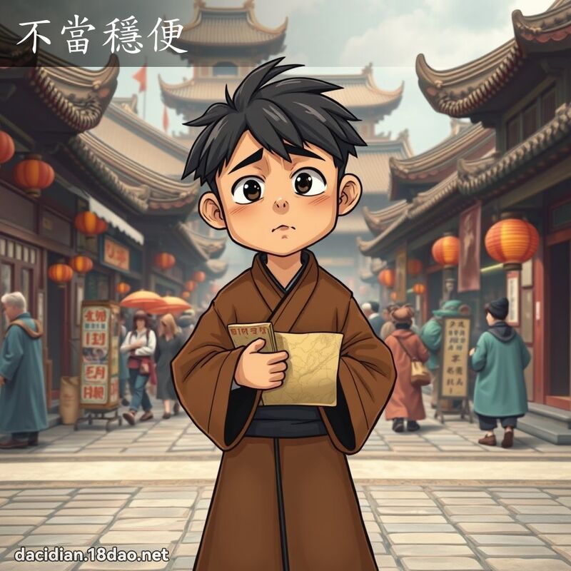 不當穩便 - 國語大辭典配圖