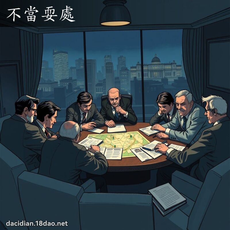 不当耍处 - 国语大辞典配图