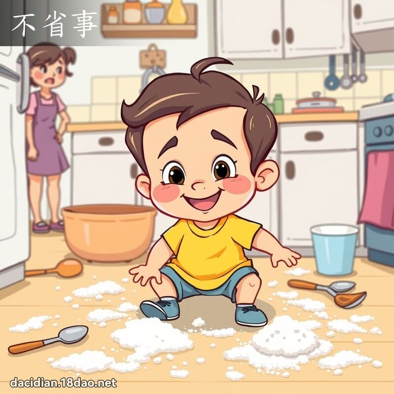 不省事 - 國語大辭典配圖