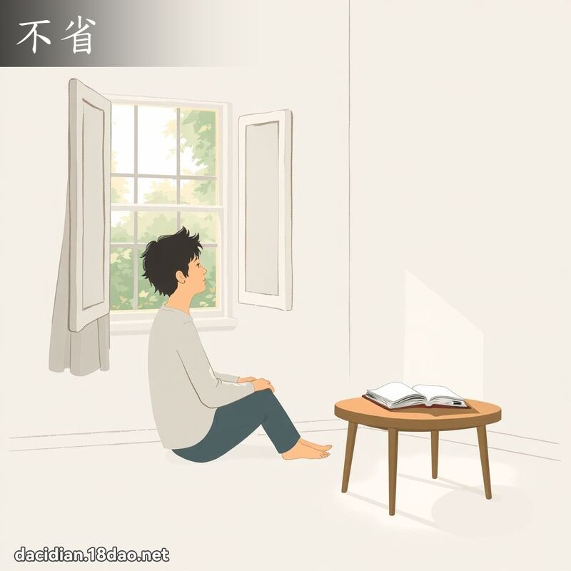 不省 - 國語大辭典配圖