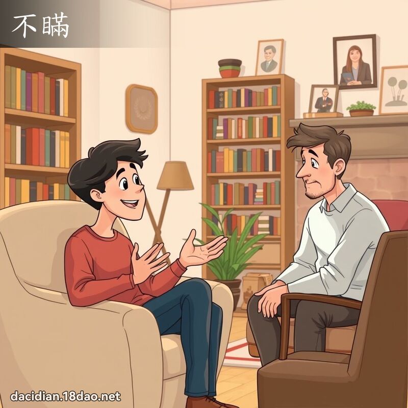 不瞞 - 國語大辭典配圖
