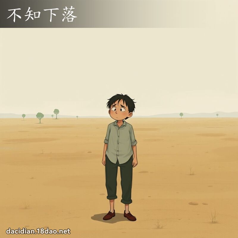 不知下落 - 國語大辭典配圖