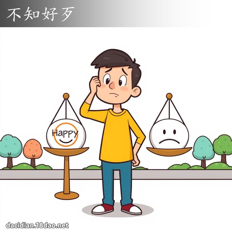 不知好歹 - 国语大辞典配图