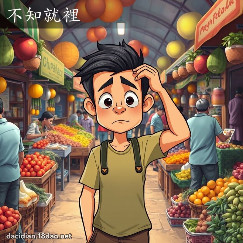 不知就裡 - 國語大辭典配圖