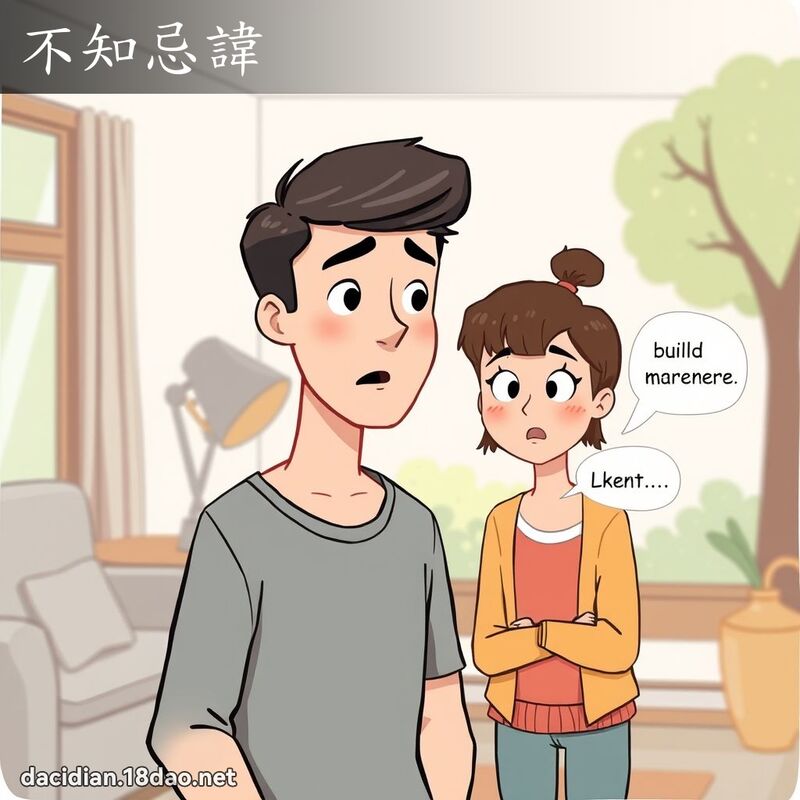 不知忌諱 - 國語大辭典配圖