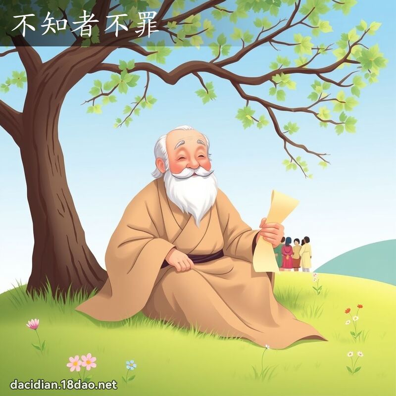 不知者不罪 - 國語大辭典配圖