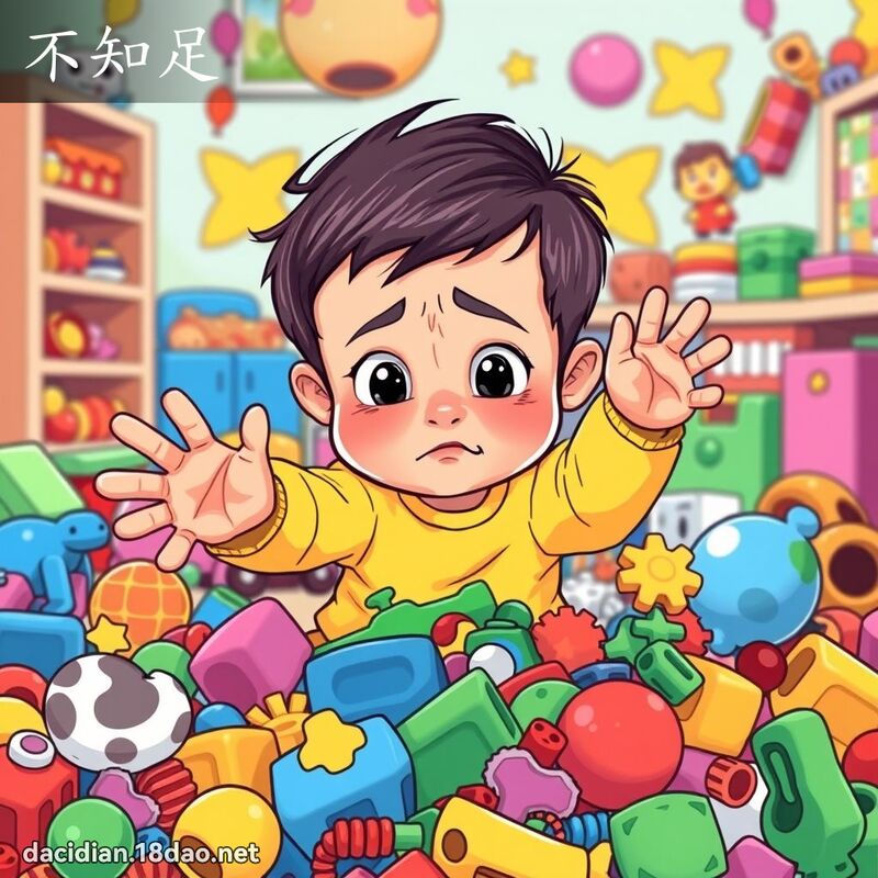 不知足 - 國語大辭典配圖
