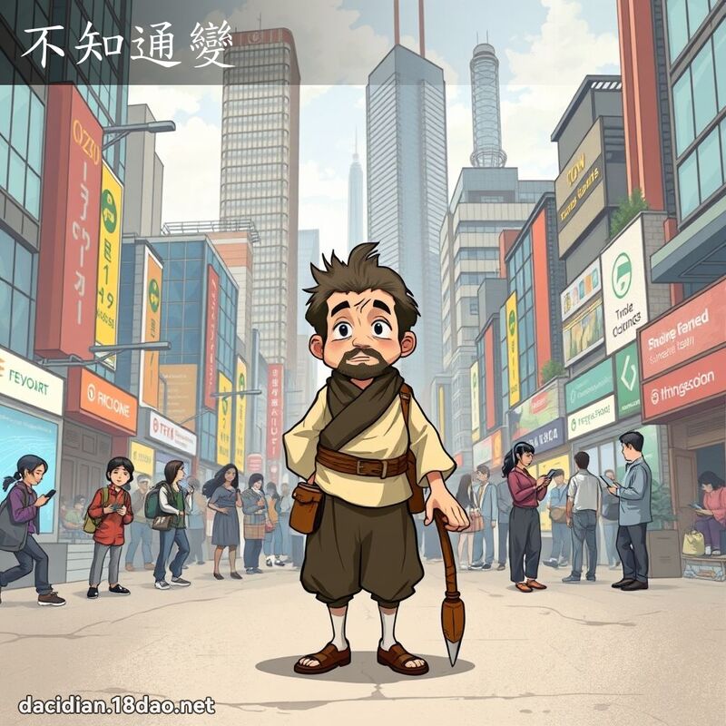 不知通變 - 國語大辭典配圖