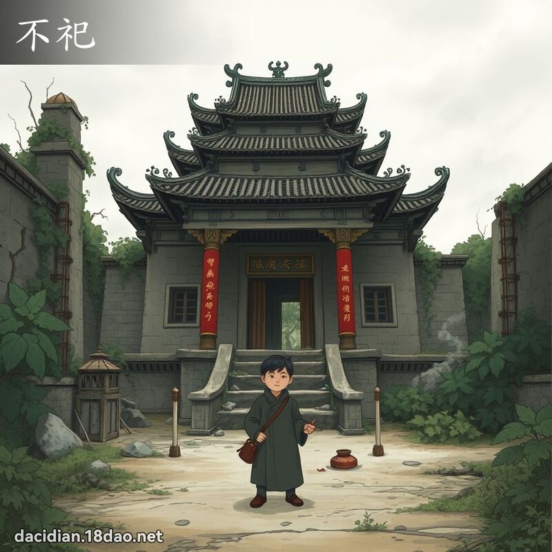 不祀 - 國語大辭典配圖