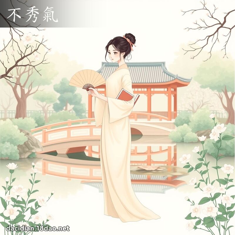 不秀氣 - 國語大辭典配圖