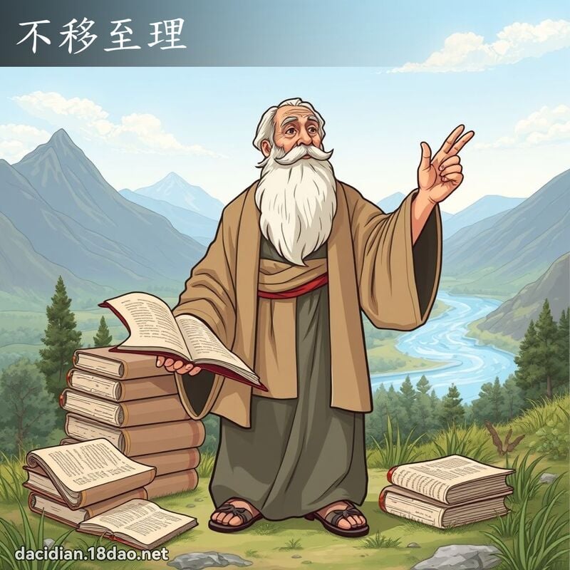 不移至理 - 國語大辭典配圖