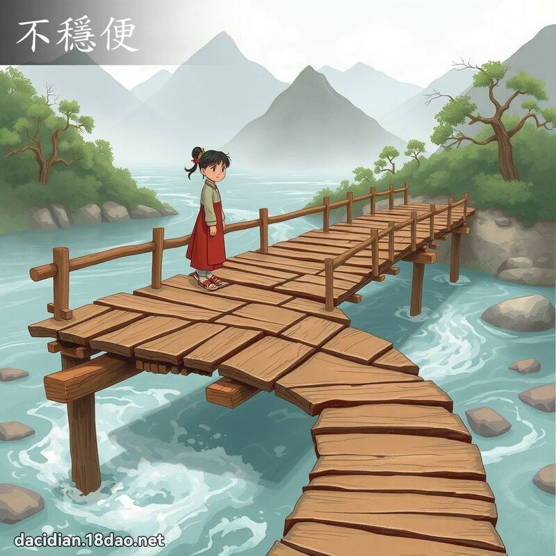 不稳便 - 国语大辞典配图