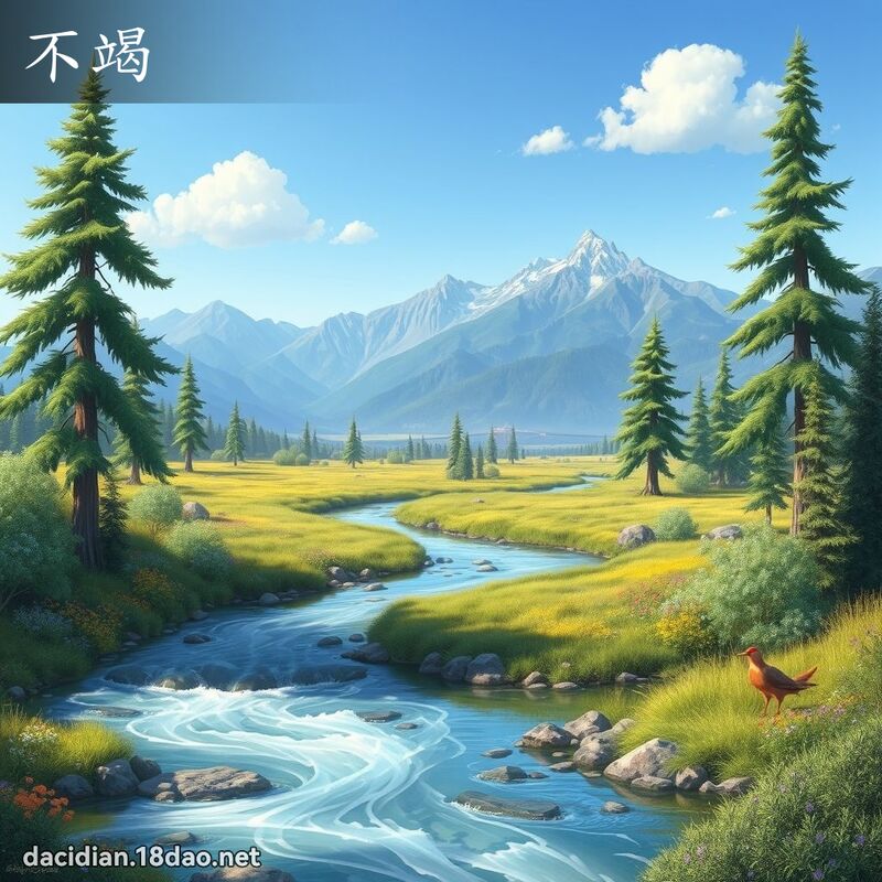 不竭 - 國語大辭典配圖