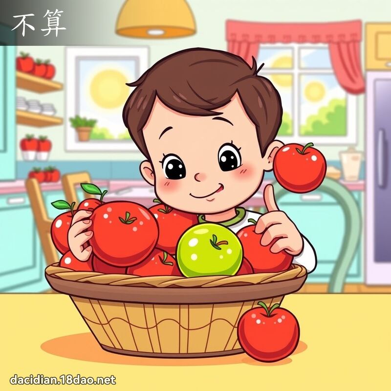 不算 - 国语大辞典配图