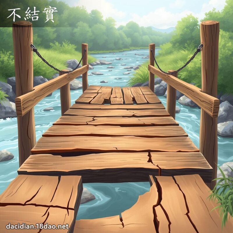 不結實 - 國語大辭典配圖