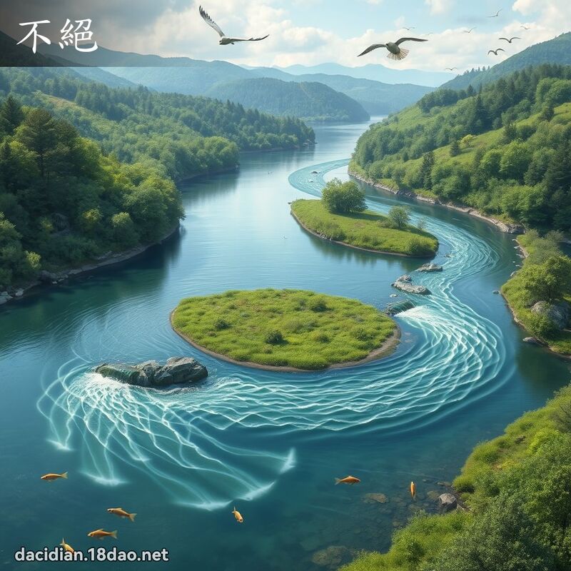 不絕 - 國語大辭典配圖