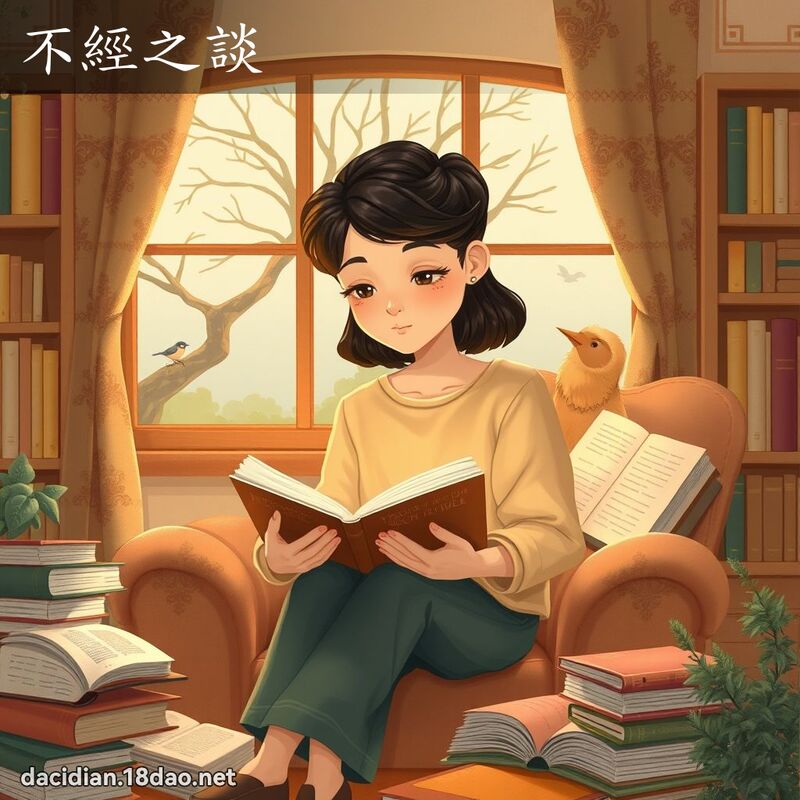 不經之談 - 國語大辭典配圖